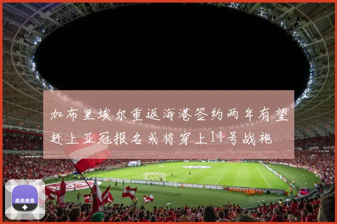 加布里埃尔重返海港签约两年有望赶上亚冠报名或将穿上11号战袍